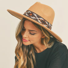 Load image into Gallery viewer, Tribal Band Panama Hat
