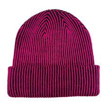 Load image into Gallery viewer, Woven Two Tone Beanie Hat
