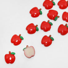 Load image into Gallery viewer, Red 12 PCS - Apple Resin Cabochons

