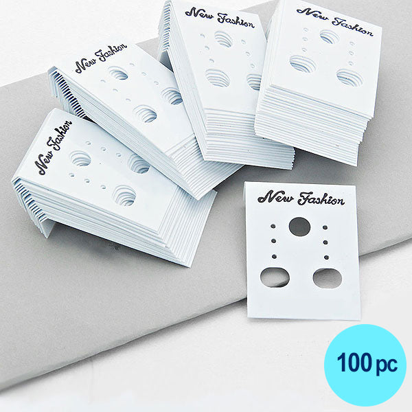 White 100-PCS Fashion Jewelry Hang Tags