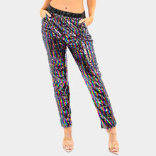 Load image into Gallery viewer, Reversible Sequin Skinny Pants
