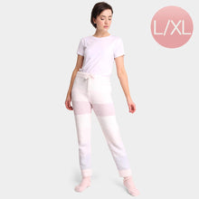 Load image into Gallery viewer, Pink Color Block Soft Loungewear Pants
