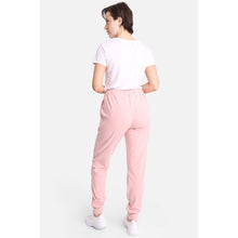 Load image into Gallery viewer, Pink Solid Front Pockets Loungewear Drawstring Jogger Pants
