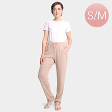 Load image into Gallery viewer, Tan Solid Loungewear Pants
