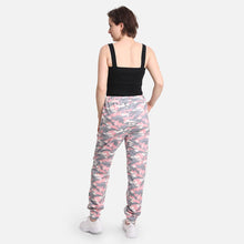 Load image into Gallery viewer, Pink Camouflage Patterned Loungewear Pants
