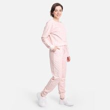 Load image into Gallery viewer, Pink Leopard Patterned Loungewear Pants
