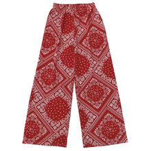 Load image into Gallery viewer, Red Paisley Print Pants
