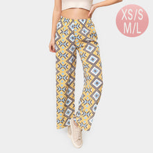 Load image into Gallery viewer, Yellow Geometric Print Pants
