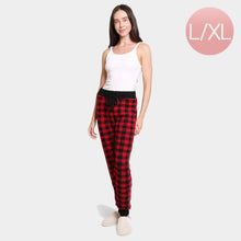 Load image into Gallery viewer, Red Buffalo Check with String Soft Loungewear Pants
