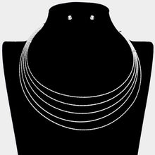 Load image into Gallery viewer, Metal Bib Necklace
