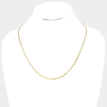 Load image into Gallery viewer, Gold 20 INCH, 4mm Stainless Steel Metal Chain Necklace
