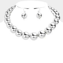 Load image into Gallery viewer, Metal Ball Collar Necklace
