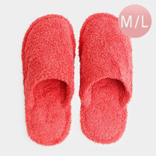 Load image into Gallery viewer, Red Solid Soft Home Indoor Floor Slippers
