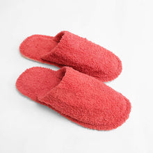 Load image into Gallery viewer, Red Solid Soft Home Indoor Floor Slippers
