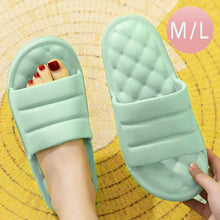 Load image into Gallery viewer, Green Solid Soft Sole Slippers
