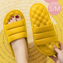 Load image into Gallery viewer, Yellow Solid Soft Sole Slippers
