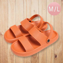 Load image into Gallery viewer, Orange Solid Soft Sole Sandals / Slippers
