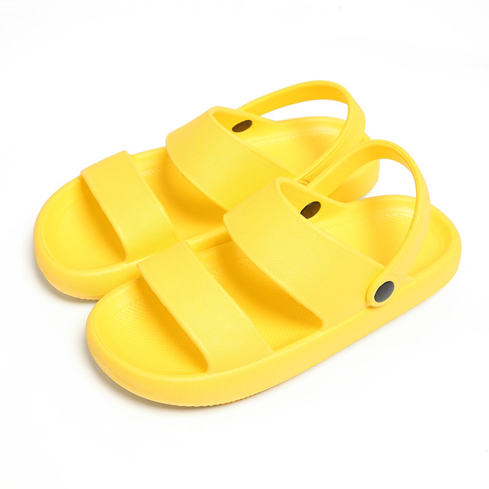 Yellow Solid Soft Sole Sandals / Slippers