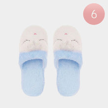 Load image into Gallery viewer, Blue 6PAIRS - Fuzzy Face Soft Home Indoor Floor Slippers
