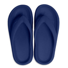 Load image into Gallery viewer, Blue Solid Soft Sole Flip Flop Slippers
