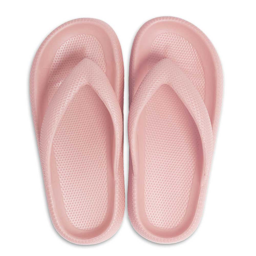Pink Solid Soft Sole Flip Flop Slippers