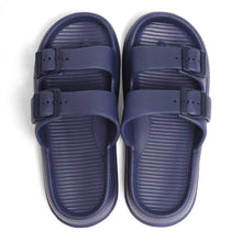 Load image into Gallery viewer, Blue Solid Soft Sole Slippers

