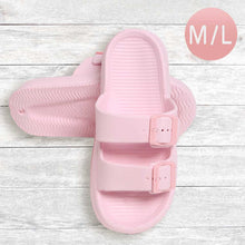 Load image into Gallery viewer, Pink Solid Soft Sole Slippers
