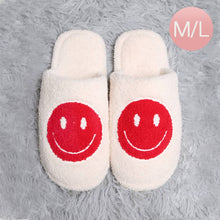 Load image into Gallery viewer, Red Smile Print Soft Home Indoor Floor Slippers
