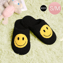 Load image into Gallery viewer, Black Smile Soft Home Indoor Floor Kids Slippers
