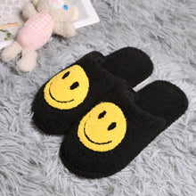 Load image into Gallery viewer, Black Smile Soft Home Indoor Floor Kids Slippers
