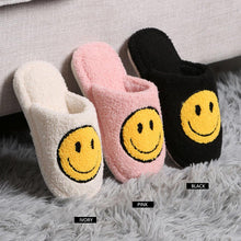 Load image into Gallery viewer, Black Smile Soft Home Indoor Floor Kids Slippers
