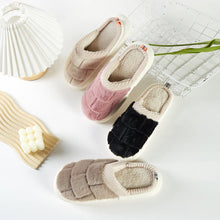 Load image into Gallery viewer, Pink 6Pairs - Woven Style Soft Home Indoor Floor Slippers
