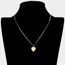 Load image into Gallery viewer, Gold 18K Gold Dipped Heart Locket Pendant Necklace
