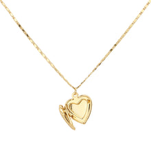 Load image into Gallery viewer, Gold 18K Gold Dipped Heart Locket Pendant Necklace
