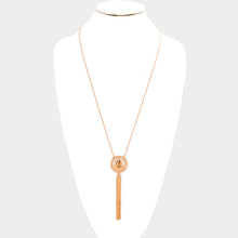 Load image into Gallery viewer, Rose Gold Follow your arrow _ Patterned Arrow Necklace
