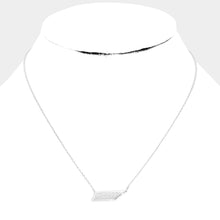 Load image into Gallery viewer, Gold White Gold Dipped Tennessee State Pendant Necklace
