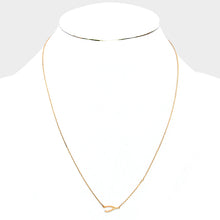 Load image into Gallery viewer, Secret Box 14K Gold Dipped Wishbone Pendant Necklace
