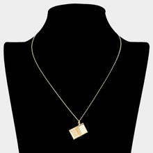 Load image into Gallery viewer, Secret Box 14K Gold Dipped Bible Locket Pendant Necklace
