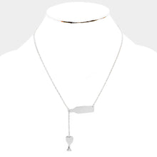 Load image into Gallery viewer, Wine Pendant Drop Pendant Necklace
