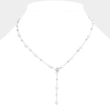 Load image into Gallery viewer, Cream Pearl Strand Y Shaped Necklace
