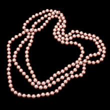 Load image into Gallery viewer, Pink Pearl Long Necklace
