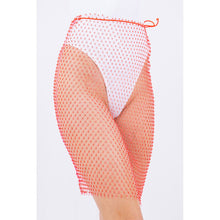 Load image into Gallery viewer, Fuchsia Bling Mesh Cover Up Skirt
