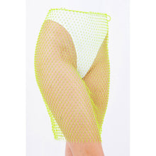 Load image into Gallery viewer, Green Bling Mesh Cover Up Skirt
