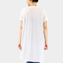 Load image into Gallery viewer, White Front Pockets Jersey Vest
