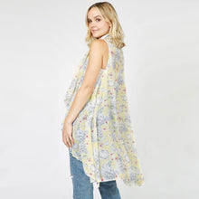 Load image into Gallery viewer, Yellow Flower Printed Round Vest
