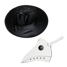 Load image into Gallery viewer, Black 8PCS - Plague Doctor Halloween Costume Set
