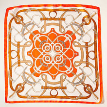 Load image into Gallery viewer, Orange Abstract Pattern Scarf
