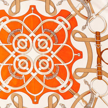 Load image into Gallery viewer, Orange Abstract Pattern Scarf
