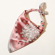 Load image into Gallery viewer, Pink Horse Rider Coach Square Paisley Pattern Scarf
