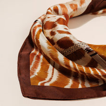 Load image into Gallery viewer, Brown Multi Animal Pattern Print Scarf
